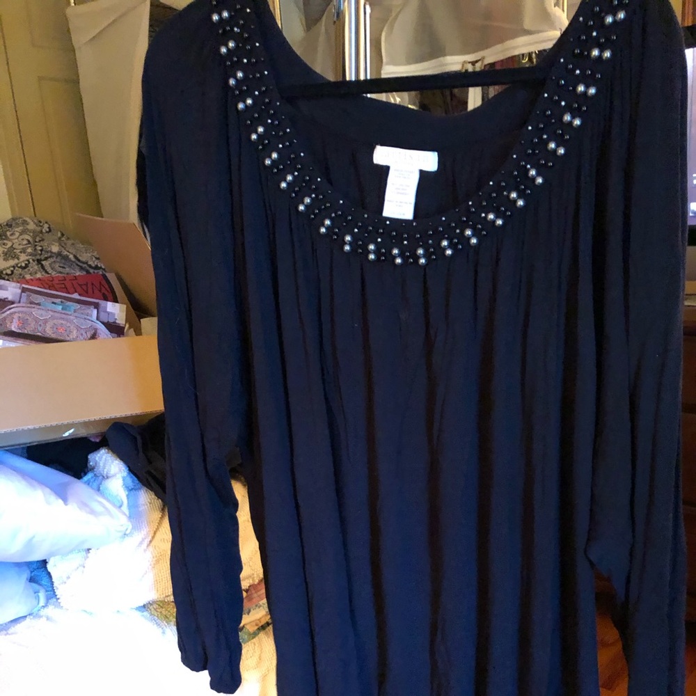 Beaded top size 3x